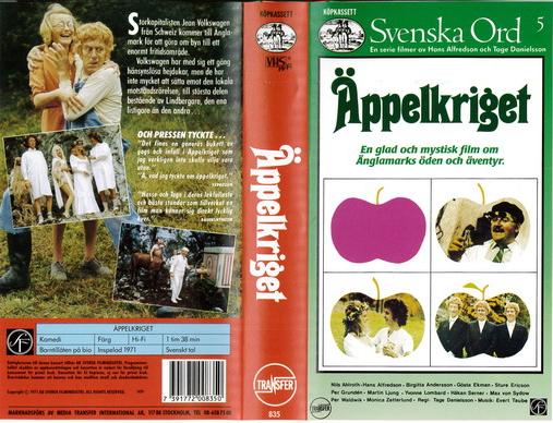 ÄPPELKRIGET (VHS)