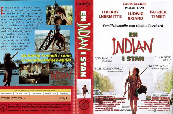 EN INDIAN I STAN (vhs-omslag)