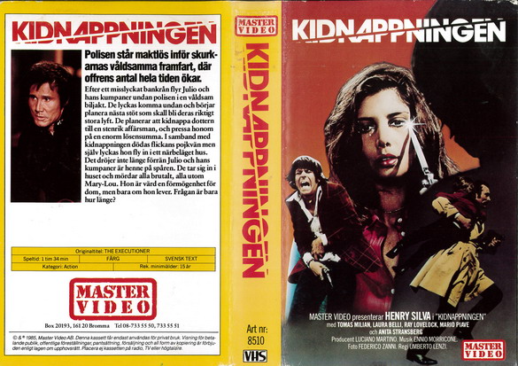 8510 KIDNAPPNINGEN  (VHS)