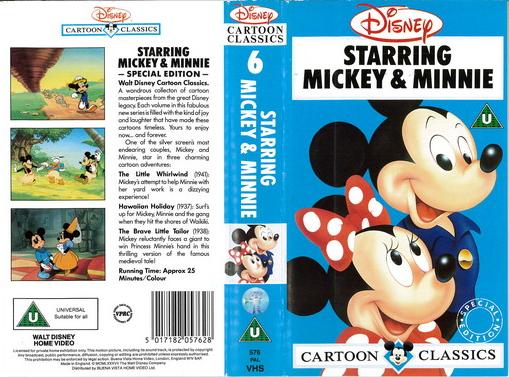 STARRING MICKEY & MINNIE  (VHS) UK