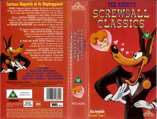 SCREWBALL CLASSICS  (VHS) UK