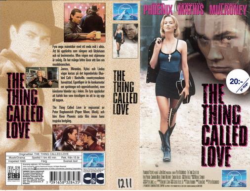 THING CALLED LOVE (VHS)
