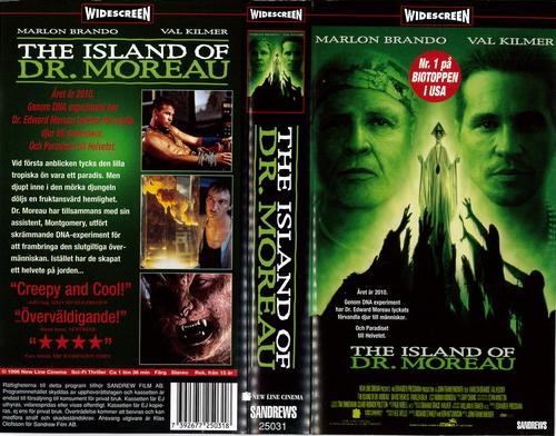 ISLAND OF DR.MOREAU (VHS)