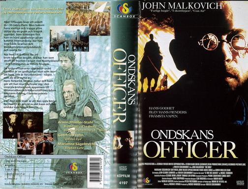 ONDSKANS OFFICER (VHS)