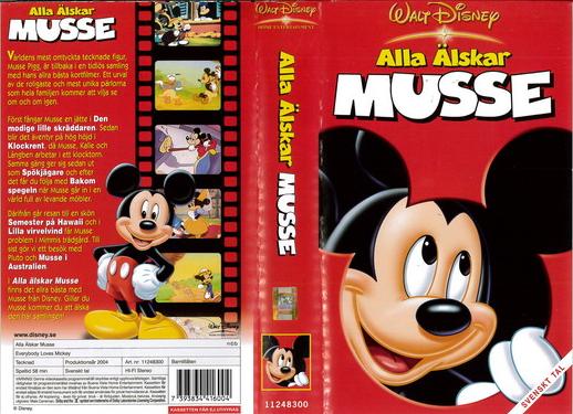 ALLA ÄLSKAR MUSSE (VHS)