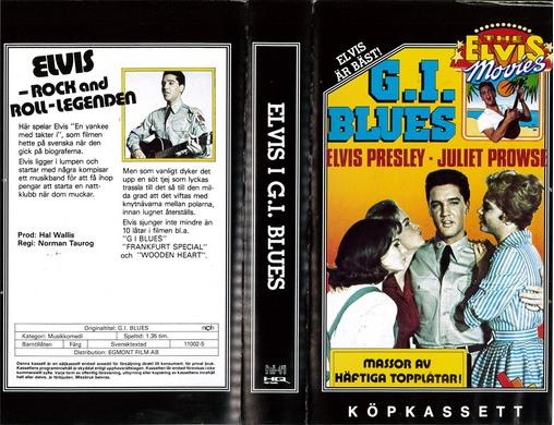 G.I. BLUES (Vhs-Omslag)