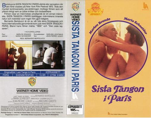 SISTA TANGON I PARIS (VHS) grå
