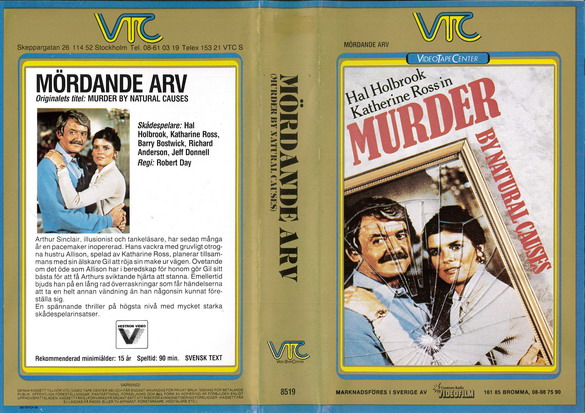 MÖRDANDE ARV (Vhs-omslag)