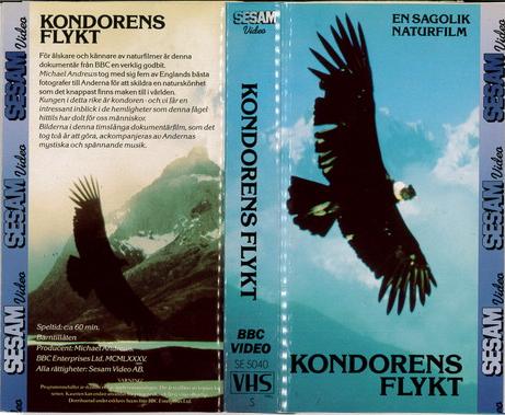 KONDORENS FLYKT (VHS)