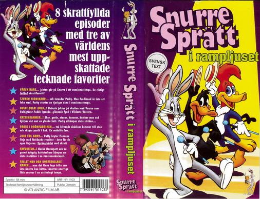 SNURRE SPRÄTT I RAMPLJUSET (VHS)