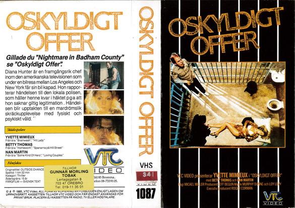 1087 OSKYLDIGT OFFER (VHS) tittkopia