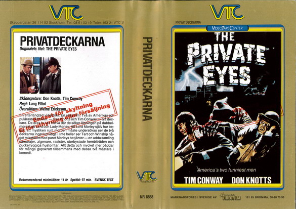 8558 PRIVATDECKARNA (VHS)