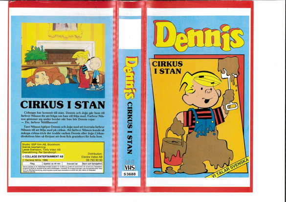 DENNIS  - CIRKUS I STAN (VHS)