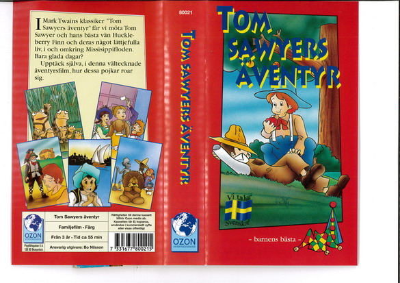 TOM SAWYERS ÄVENTYR (VHS)