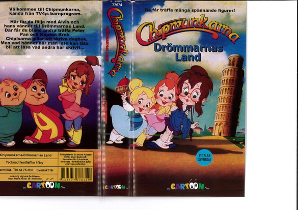 CHIPMUNKARNA: DRÖMMARNAS LAND (VHS)