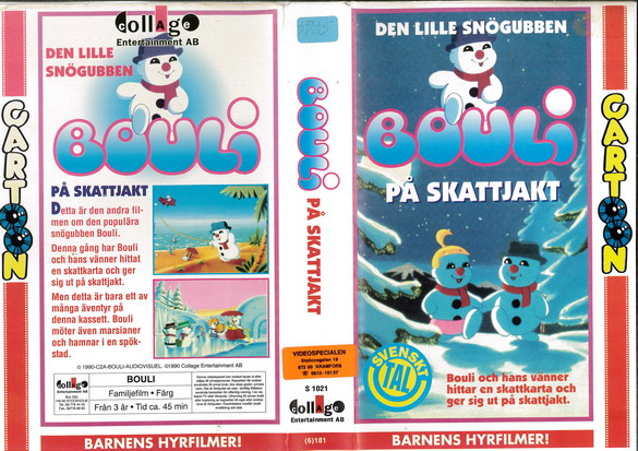 1021 BOULI PÅ SKATTJAKT (VHS)