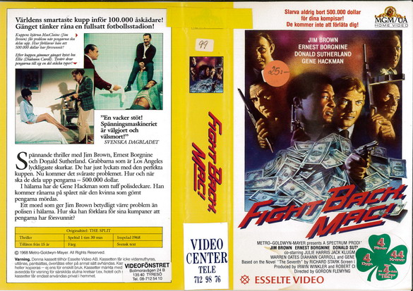 11835 FIGHT BACK MACK (VHS)