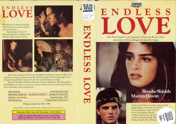 ENDLESS LOVE (VHS)