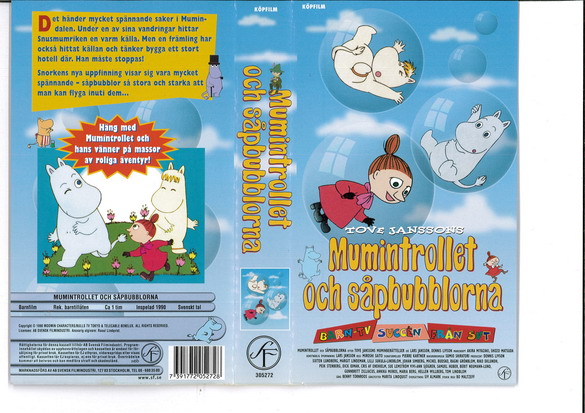 MUMINTROLLET OCH SÅPBUBBLORNA (VHS)