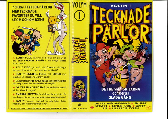 TÄCKNADE PÄRLAR VOLYM 1 (VHS)