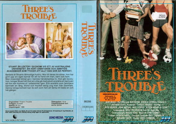 86356 THREE\'S TROUBLE  (VHS)