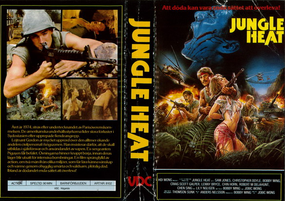 8105 JUNGLE HEAT (VHS)