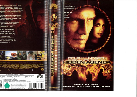 HIDDEN AGENDA (VHS)