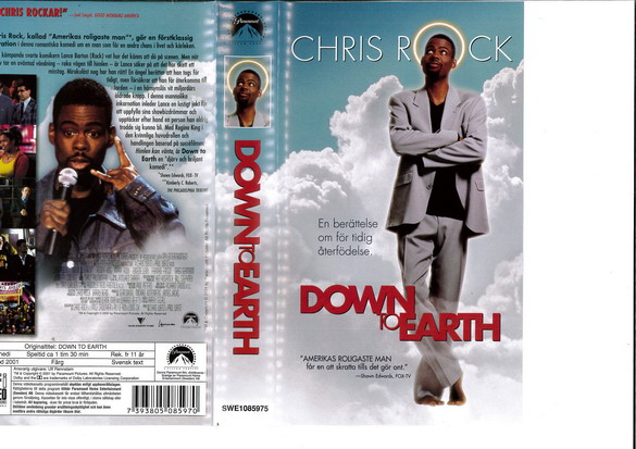 DOWN TO EARTH (VHS)