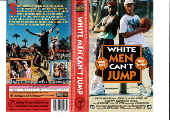 WHITE MEN CAN'T JUMP (VHS)