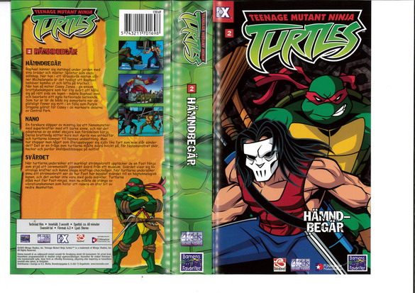 TEENAGE MUTANT NINJA TURTLES 2 (VHS)