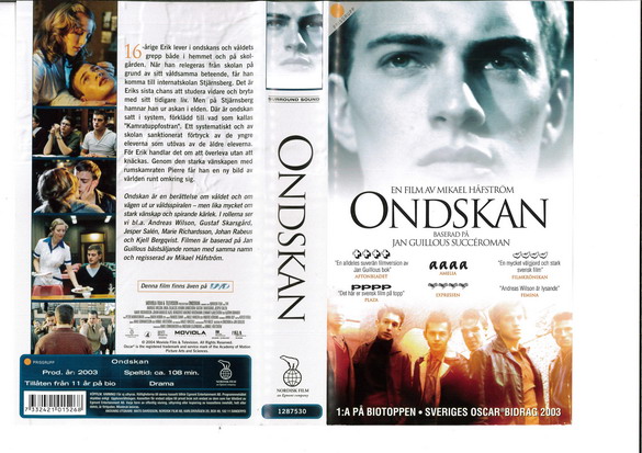 ONDSKAN  (VHS)