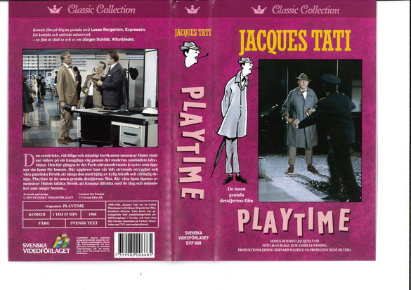 PLAYTIME  (VHS)