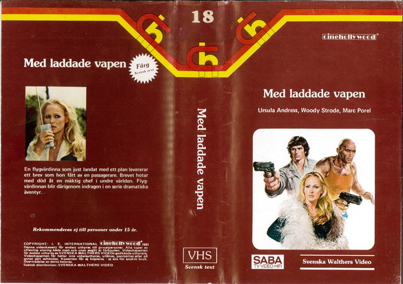 18 MED LADDADE VAPEN (VHS)