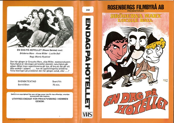 EN DAG PÅ HOTELLET (VHS)