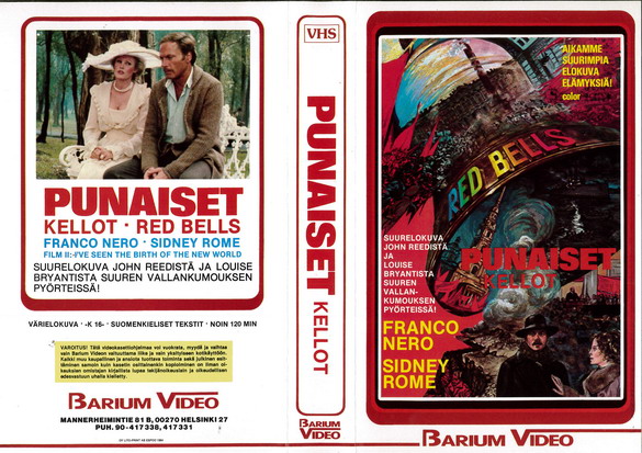 PUNAISET  KELLOT - red bells (VHS)  FIN