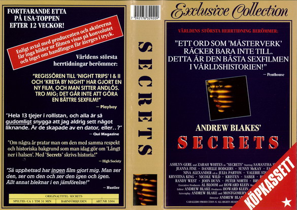 SECRETS (VHS Omslag)