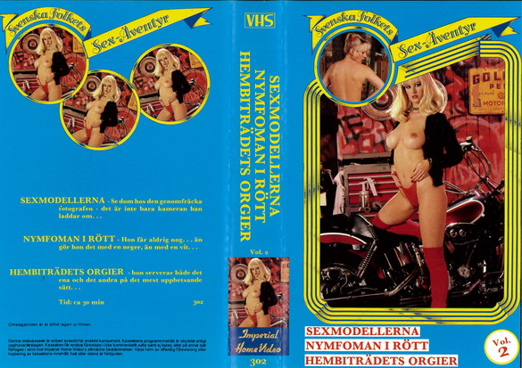 302 SVENSKA FOLKETS SEX-ÄVENTYR VOL 2 - SEXMODELLERNA (VHS) NY