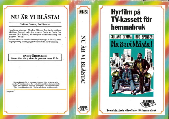 218 NU ÄR VI BLÅSTA (VHS)