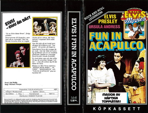 FUN IN ACAPULCO (Vhs-Omslag)