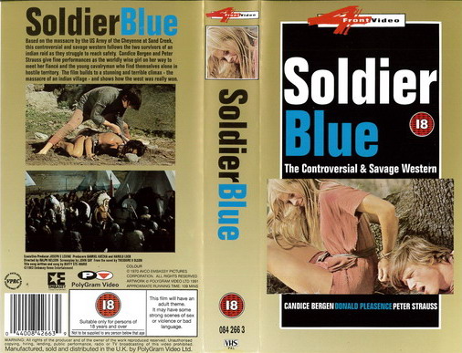 SOLDIER BLUE (VHS) UK