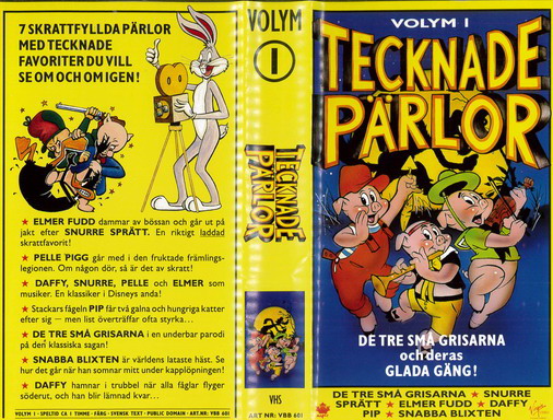 TECKNADE PÄRLOR VOL 1 (VHS)