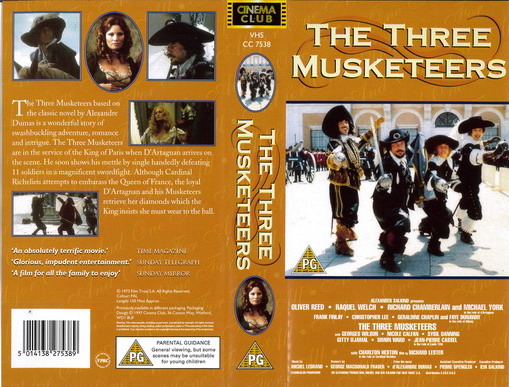 THREE MUSKETEERS (VHS) UK