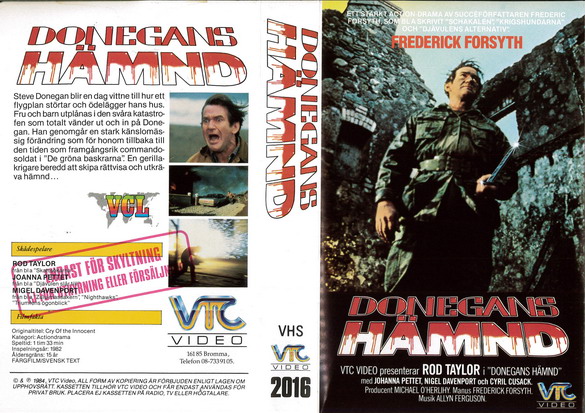 2016 DONEGANS HÄMND (VHS)