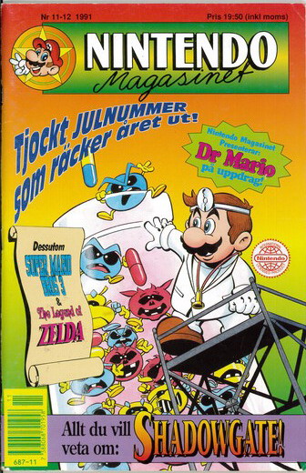 NINTENDO MAGASINET 1991:11-12 NINTENDO MAGASINET 1991:11-12