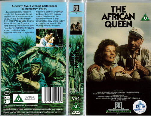 AFRICAN QUEEN (VHS) UK
