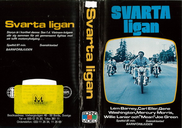 SVARTA LIGAN  (VHS)