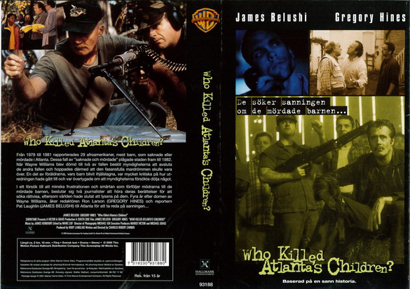 WHO KILLED ATLANTAS CHILDREN? (vhs-omslag)