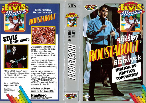 953 ROUSTABOUT  (VHS)