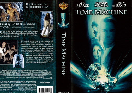 TIME MACHINE (vhs-omslag)