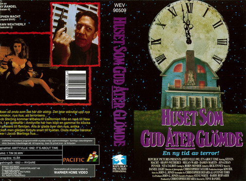 HUSET SOM GUD ÅTER GLÖMDE (vhs-omslag)